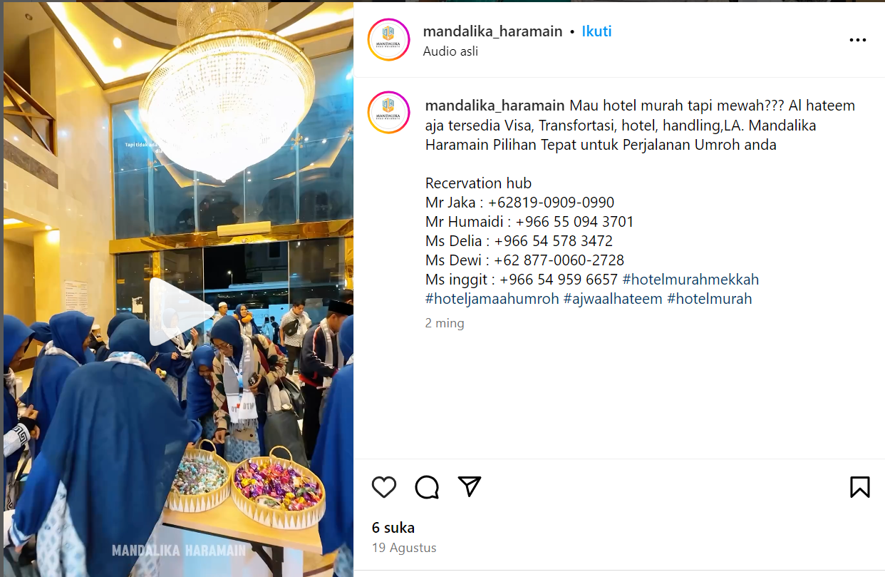 Screenshot 2024-09-03 172300 mandalika wisata, hotel murah fasilitas mewah di mekah
